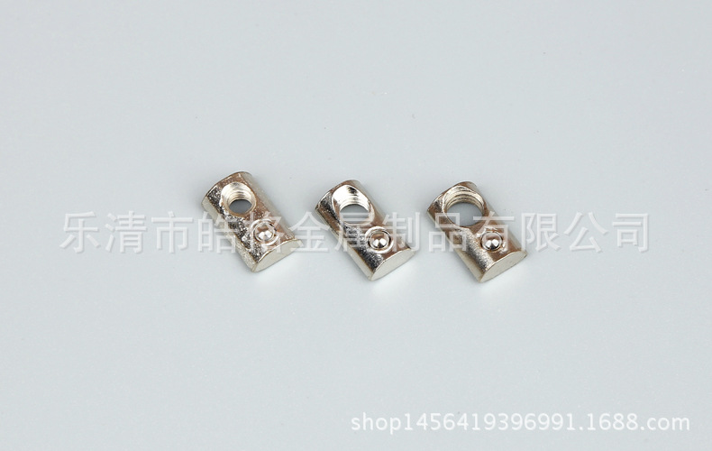 方形螺母_供应滑块螺母 铝型材专用方形螺母块