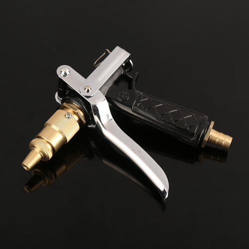 Factory direct sales high-pressure water gun garden high-pressure all-copper water gun copper head black pure copper car wash water gun head