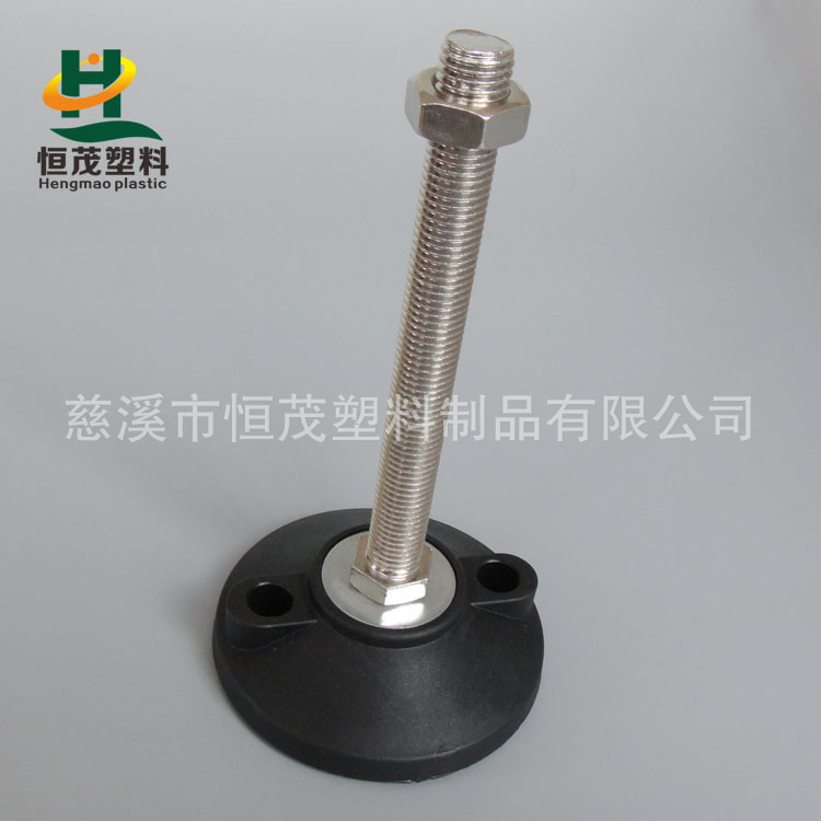 供应M16尼龙底固定蹄脚/设备调节脚/机器支撑底脚