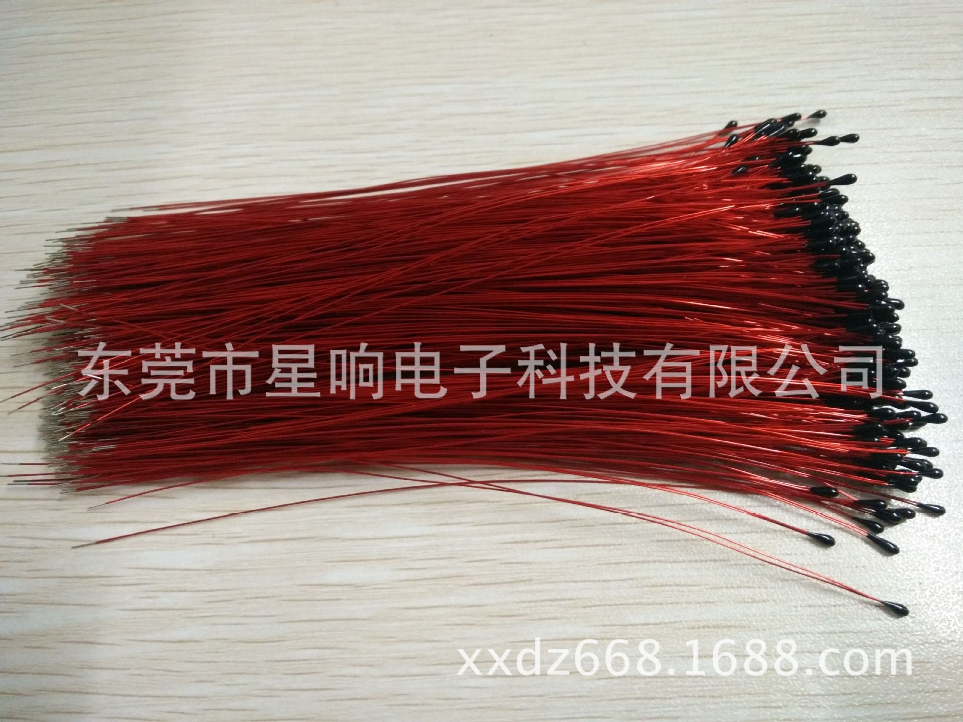 小黑头漆包线热敏电阻NTC3K3950 温度探头 专业生产厂家