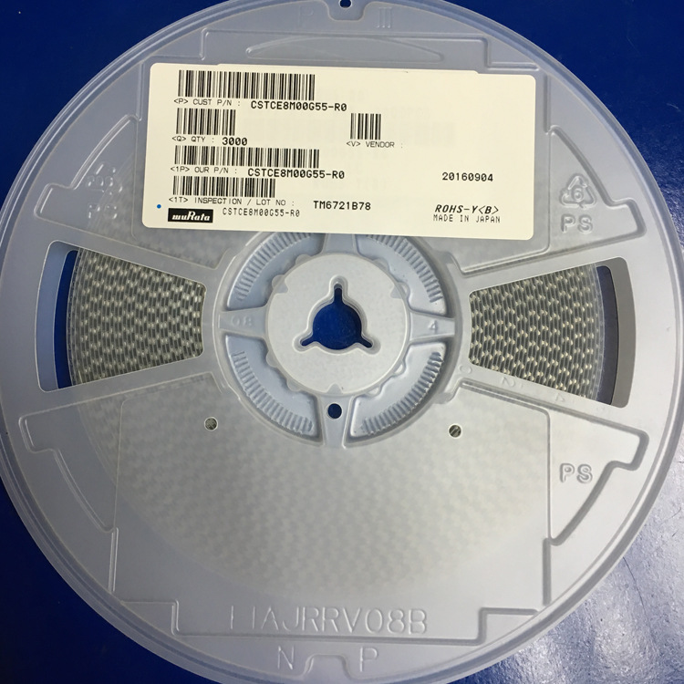 村田 CSTCE8M00G55-R0 3213 8.000MHZ 8MHZ 8M 33PF 3个脚 谐振器