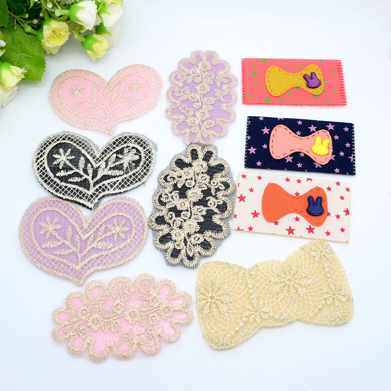 廠家直供珍珠蕾絲劉海貼 混搭配美發 無痕魔法發貼 頭花燦仁