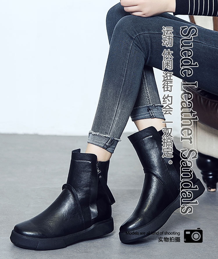 Bottes femme en PU artificiel - Ref 3354931 Image 21