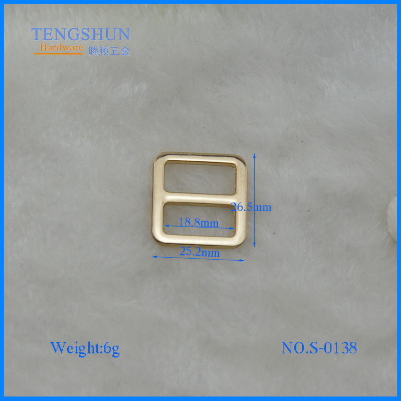 生产定制手袋箱包五金配件 锌合金肩带扣五金 6分日字扣*