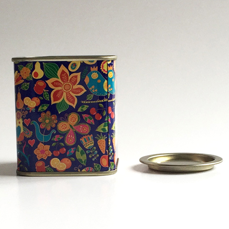 国潮国风茶叶罐新款创意家用红茶绿茶包装罐铁盒大红袍小种空罐子