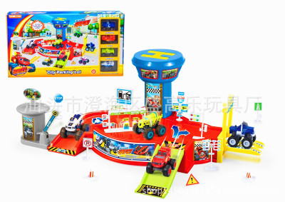 大卡车停车场_火焰怪兽大卡车停车场 配4只角