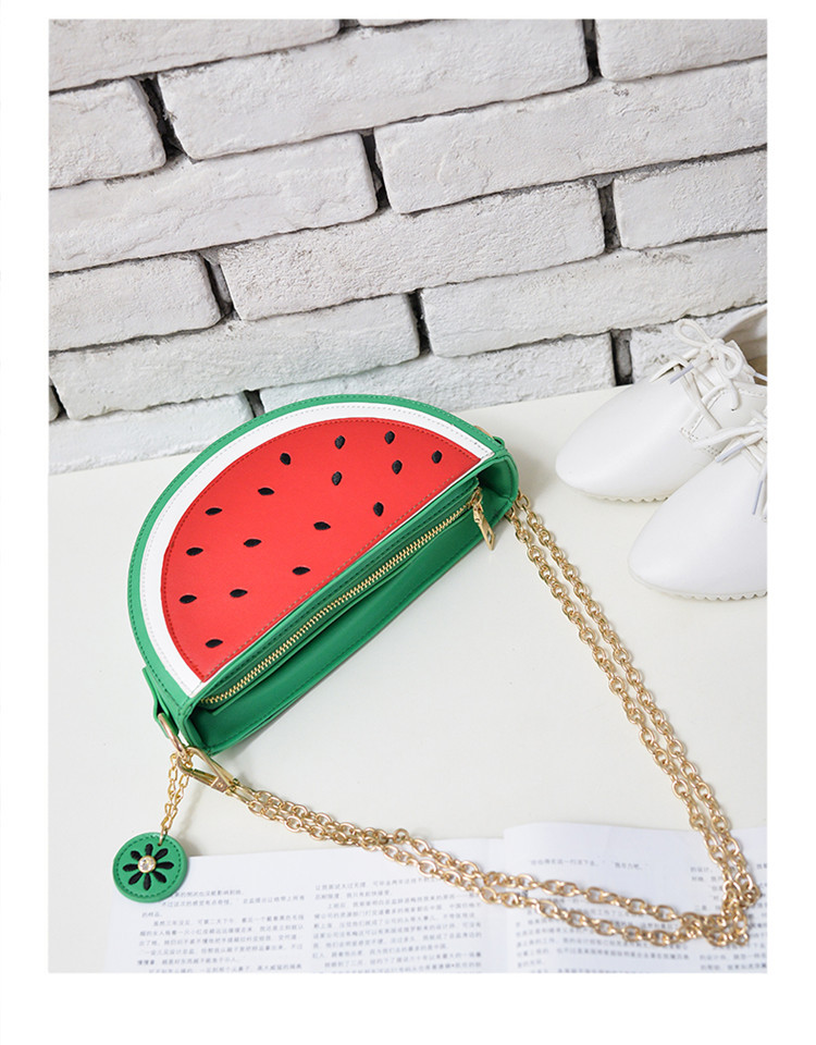 Bolso De Hombro Con Cadena De Frutas De Dibujos Animados display picture 17