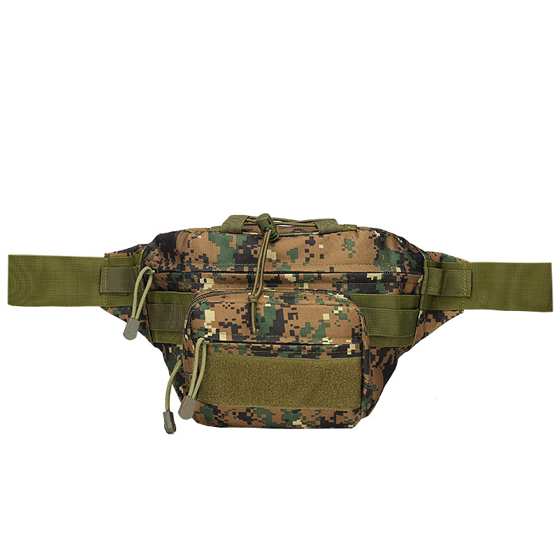 Unisex Casual Retro Sports Solid Color Camouflage Oxford Cloth Waist Bags display picture 1