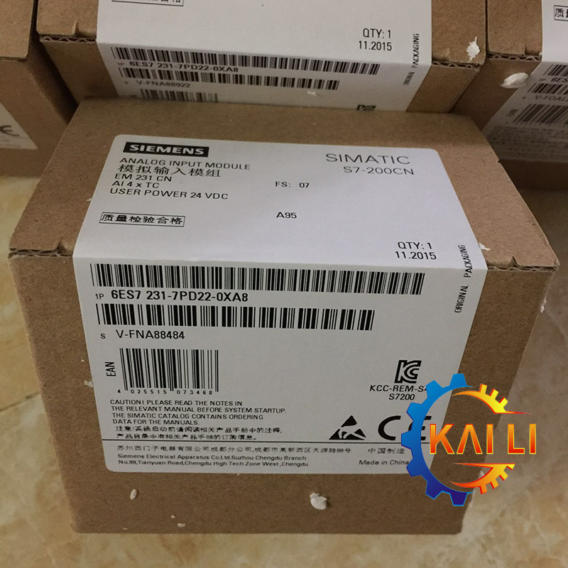 现货供应6ES7231-7PD22-0XA8 西门子S7-200CN/EM231模块