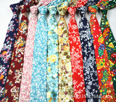 新款花纹休闲领带批发