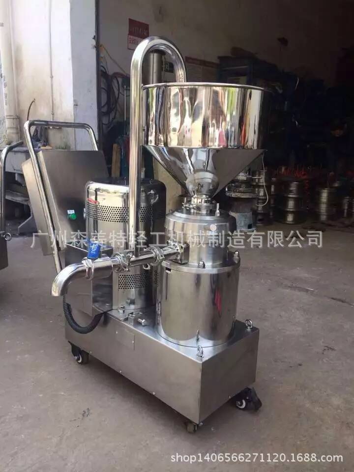 不锈钢分体式胶体磨 食品药品胶体磨 化妆品颗粒研磨设备