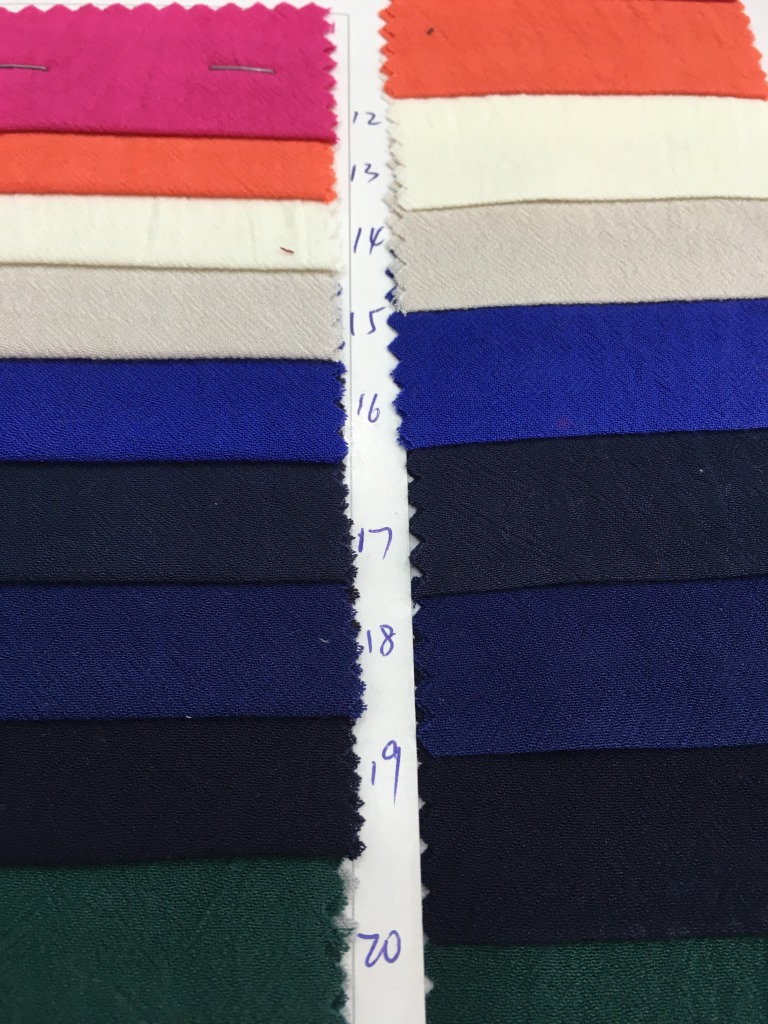 厂家现货供应染色布30支人棉加厚双绉时尚衬衫休闲童装等服装面料