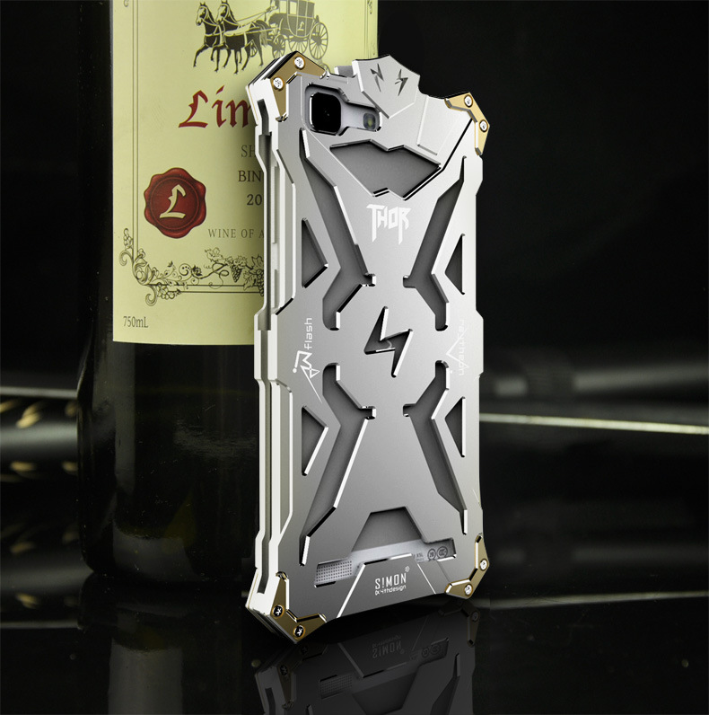 SIMON THOR Aviation Aluminum Alloy Shockproof Armor Metal Case Cover for vivo Y35