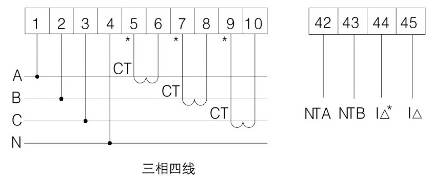 ARCM300-J8导轨式安装8回路剩余电流式电气火灾监控主机