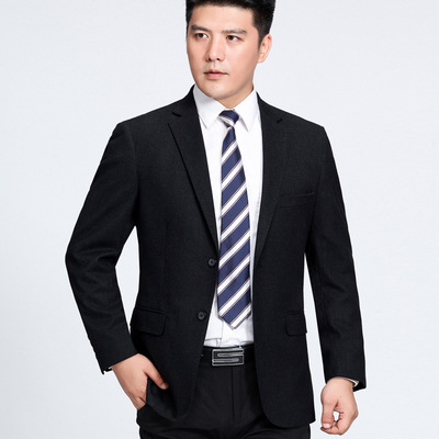 2017 Autumn and winter New products Thick section wool Self cultivation middle age high-grade man 's suit DP suit coat wholesale