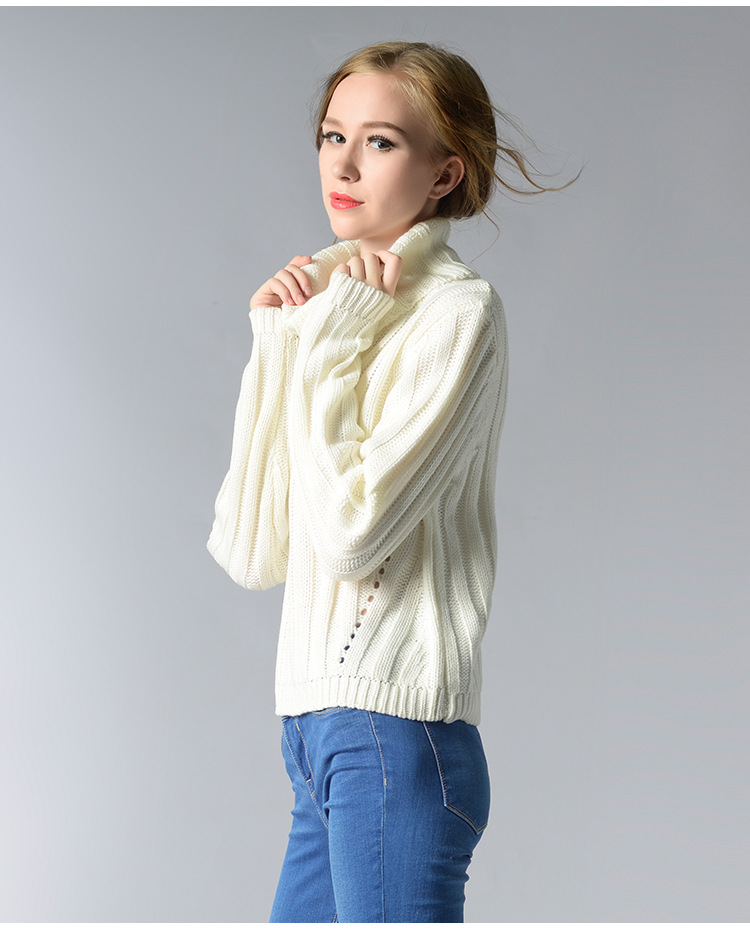 new women s round neck long-sleeved sweater NSYH9728