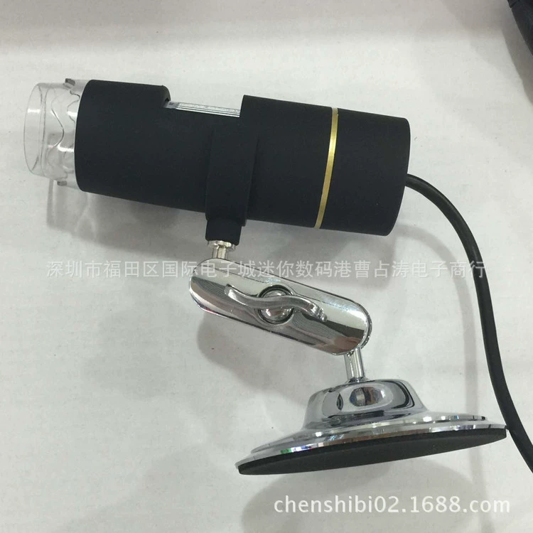 500X электронный микроскоп USB-увеличительное стекло с измерительным программным обеспечением 8-световой цифровой микроскоп