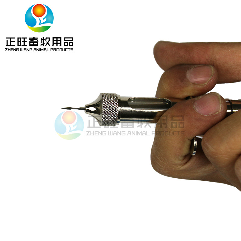 HAIMUXING 123 inyector de semillas de aguja única inoculador automático para pollo inyección continua de semillas de aguja de pollo