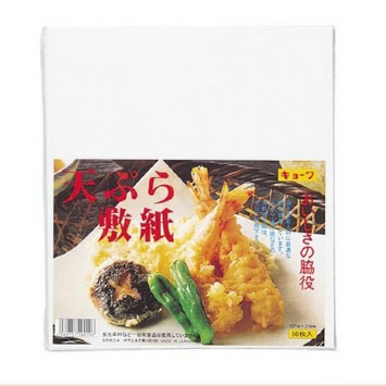 日本进口天妇罗吸油纸烤肉纸油炸食品专用去油纸厨房糕点过滤油纸