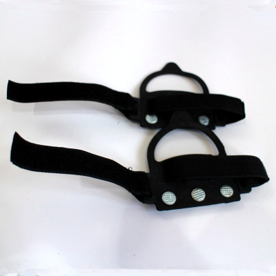 户外5齿冰爪 捆绑式5钉冰爪 雪爪雪地鞋套鞋链 冰钓雪乡旅行