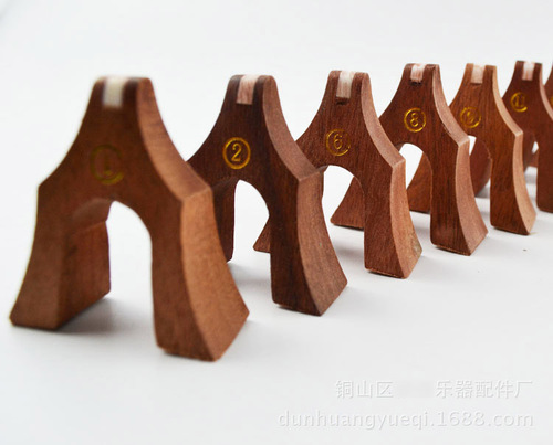 Guzheng Movable Bridge, Guzheng Bridge, Natural Wood Color, Rosewood Guzheng Bridges Wholesale