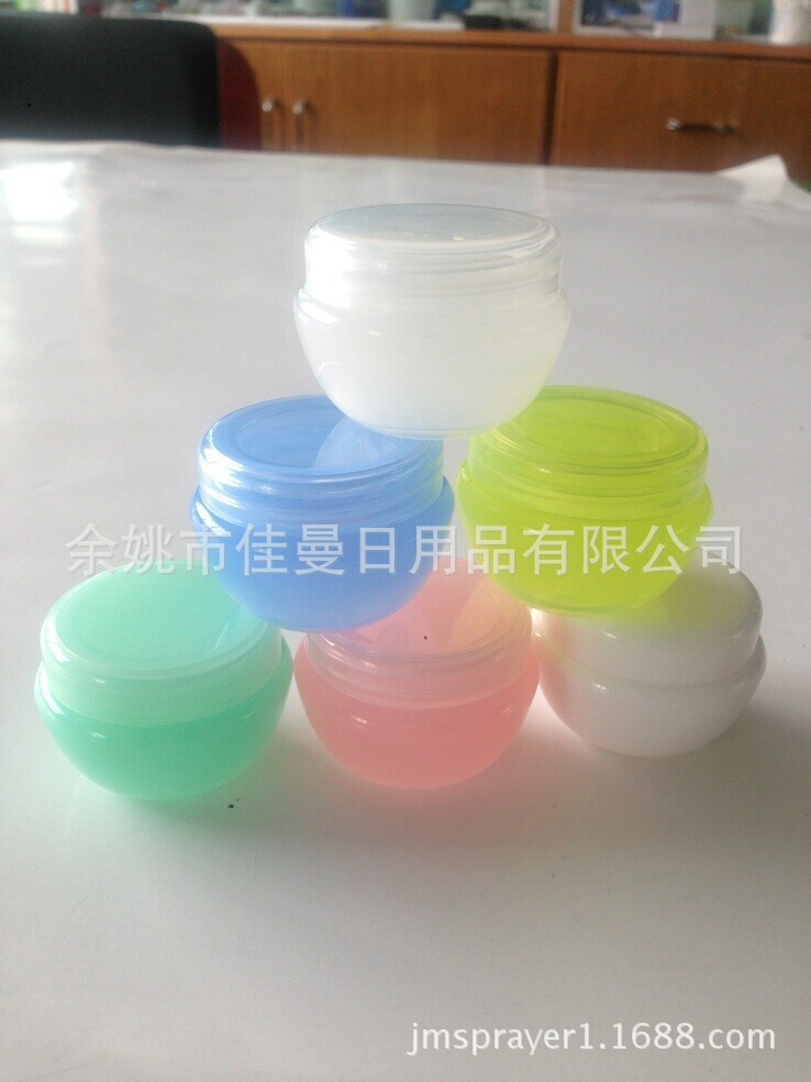 厂家直销 PET塑料瓶50Ml蘑菇盒膏霜盒面膜盒面霜盒小样盒化妆品盒