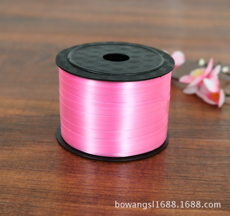 Festival de boda al por mayor suministros globo cinta atado globo cuerda globo cinta lazo 5mm ancho 100 código perla cinturón