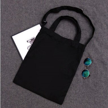 Canvas bag custom advertising canvas bag handbag blank folding shopping bag can be printed and customized