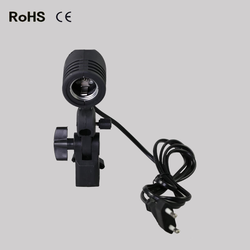 摄影器材配件 影室闪光灯单灯摄影棚单灯头 E27螺口