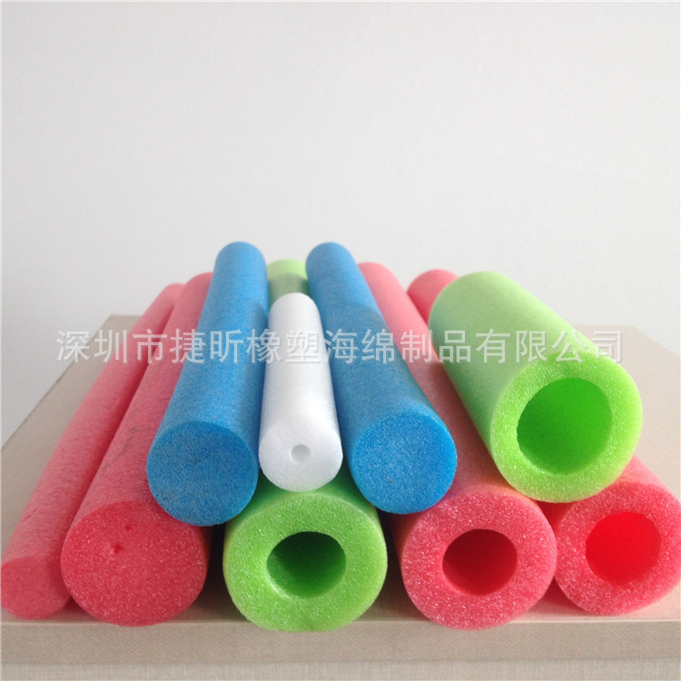 彩色发泡珍珠棉管 抗压填充珍珠棉棒 玻璃瓶防碎用品防护材料