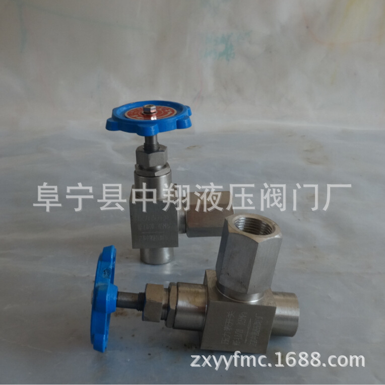 常年供应J24/J29不锈钢角式压力表截止阀.904L/c276特材针型阀.