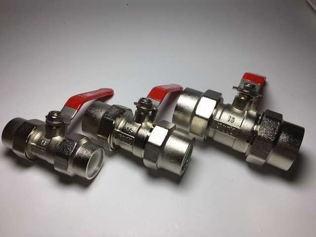 信业家装PPR双热熔铜球阀 双活接铜球阀 铜球 不锈钢手柄