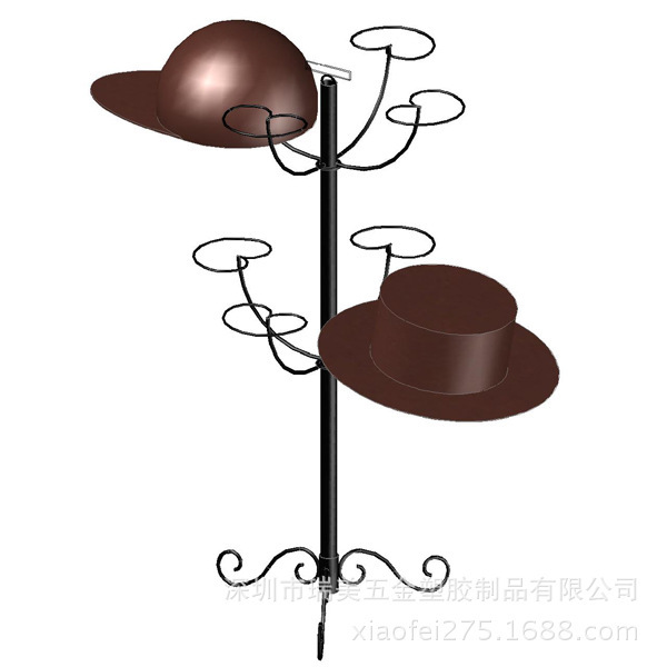 专业供应五金可拆装帽子展示架 帽子陈列架 帽子挂架 商场促销架