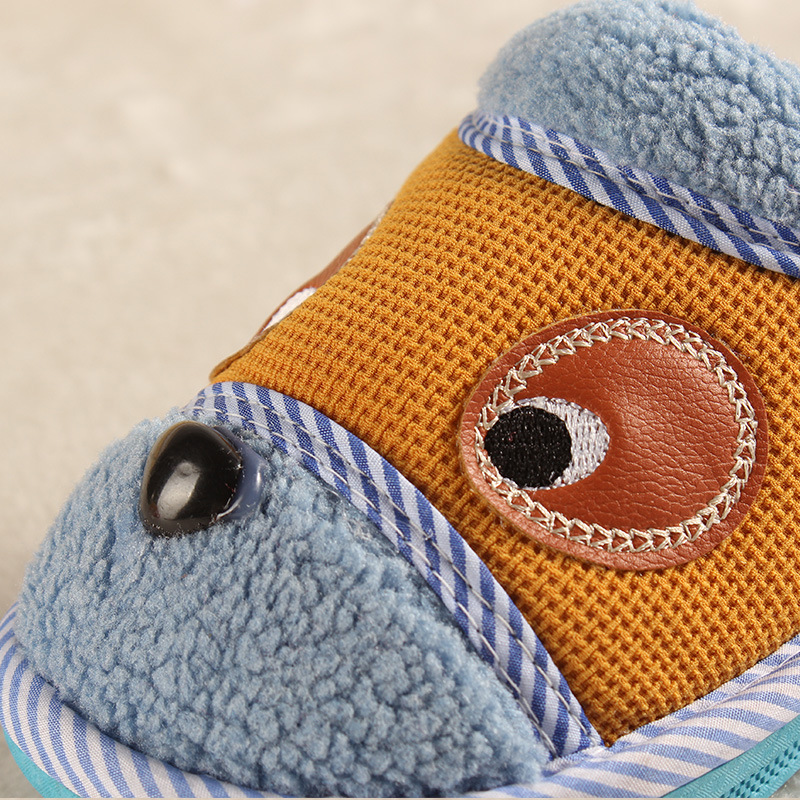 Pantoufles enfants en suède pour printemps - semelle plastique - Ref 1015986 Image 19