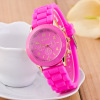 Silica gel fashionable swiss watch, plus size, wholesale