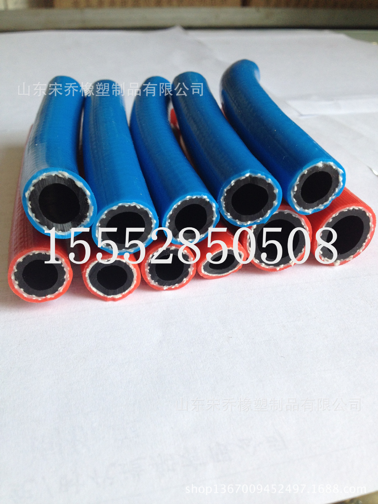 高压精品氧气乙炔管  双色并联管三胶两线两胶一线胶管