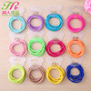 Nylon hair rope, children's base ponytail, set, Korean style