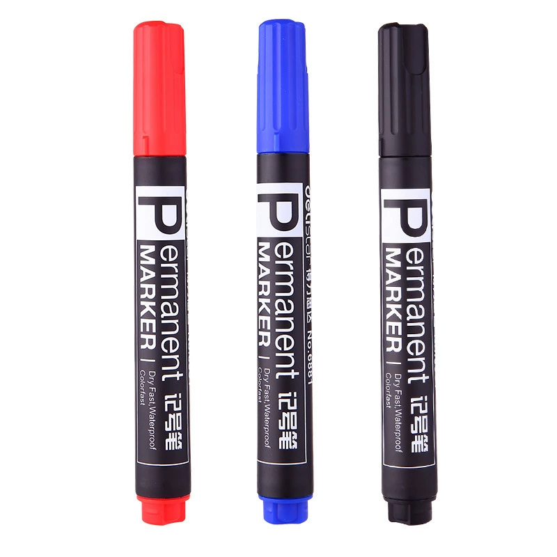 Deli Black 6881 Масляная Секс Стандартная ручка синяя большая красная логистическая ручка стандартная ручка не вытирается