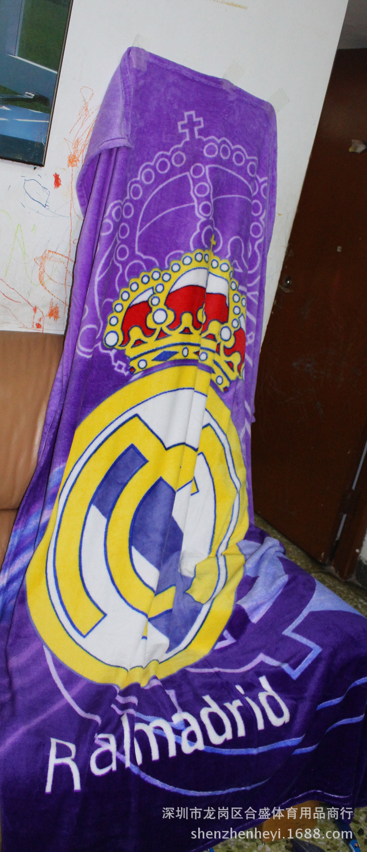 【利物浦阿森纳巴萨皇马Real Madrid球迷毛毯