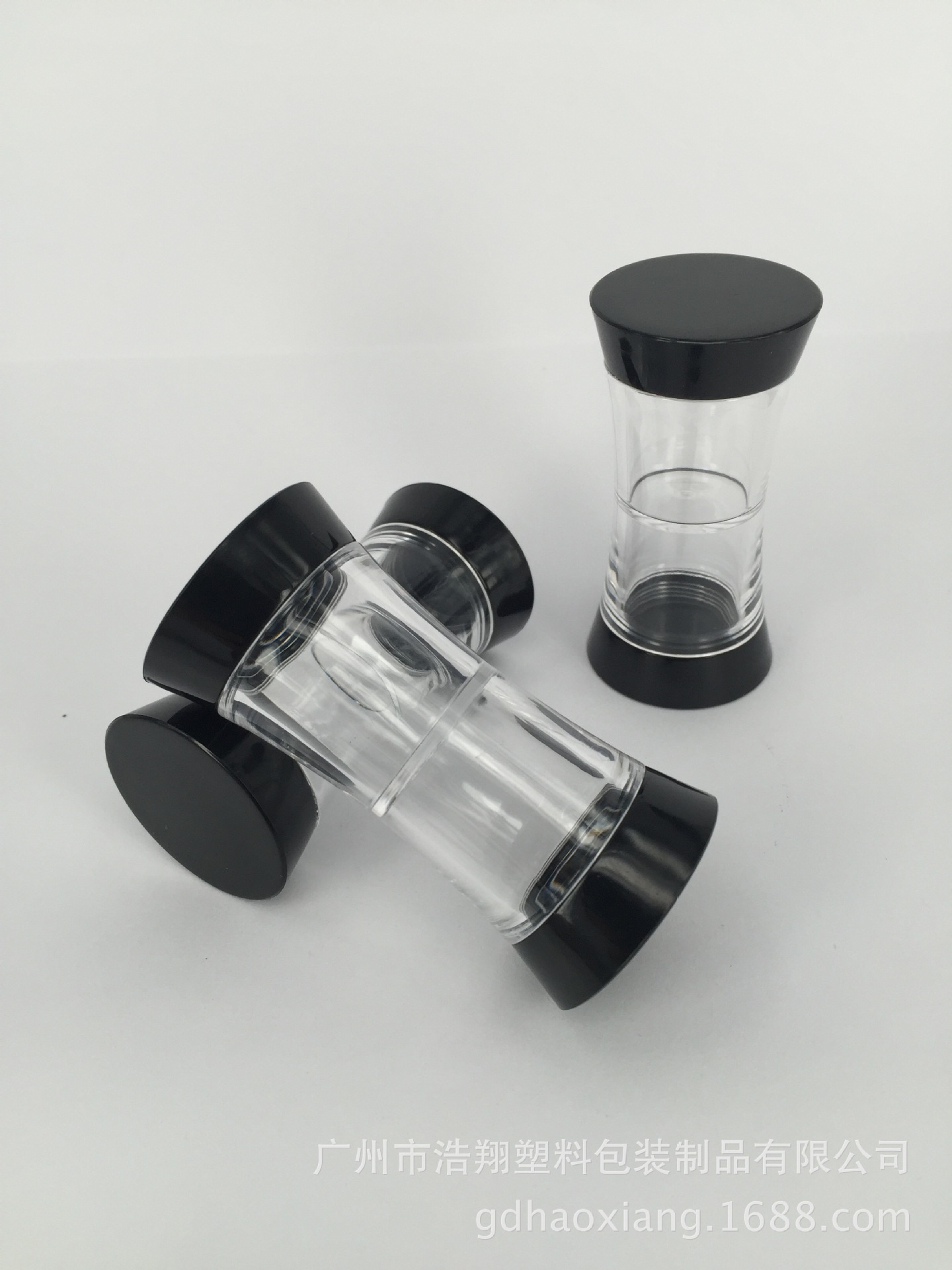 供应ps腰鼓瓶 压克力藏红花包装瓶 保健品瓶 固体药用塑料瓶