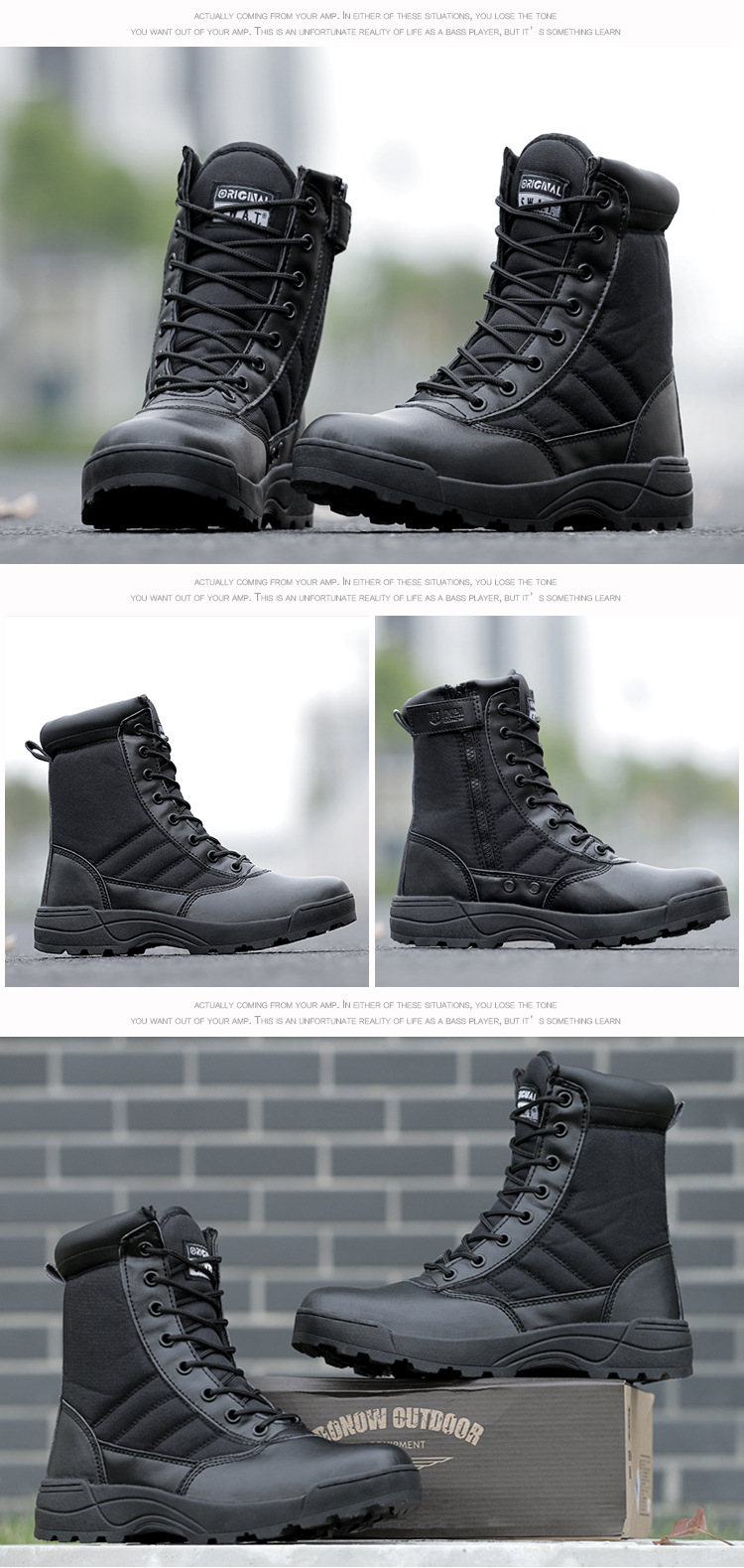 Boots militaires DONOW - Ref 1401068 Image 29