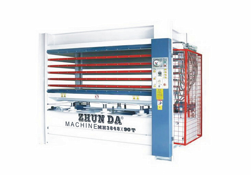 准达机械厂家直供防火门板热压机层压机批发货源木工机械