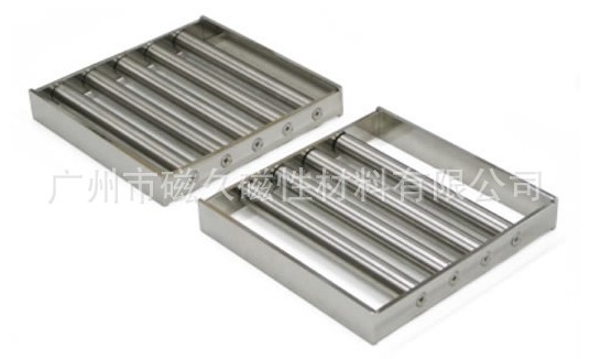 强磁方形磁力架除铁器 梯形磁力架 强力除铁强磁棒 10000GS磁力架