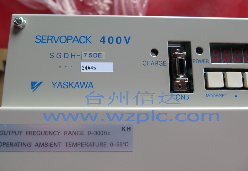 全新安川伺服驱动器SGDH-75DE 伺服力矩电机