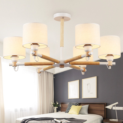 批发创意简约客厅韩式布艺吸顶灯北欧餐厅卧室铁艺吸顶灯书房灯|ms