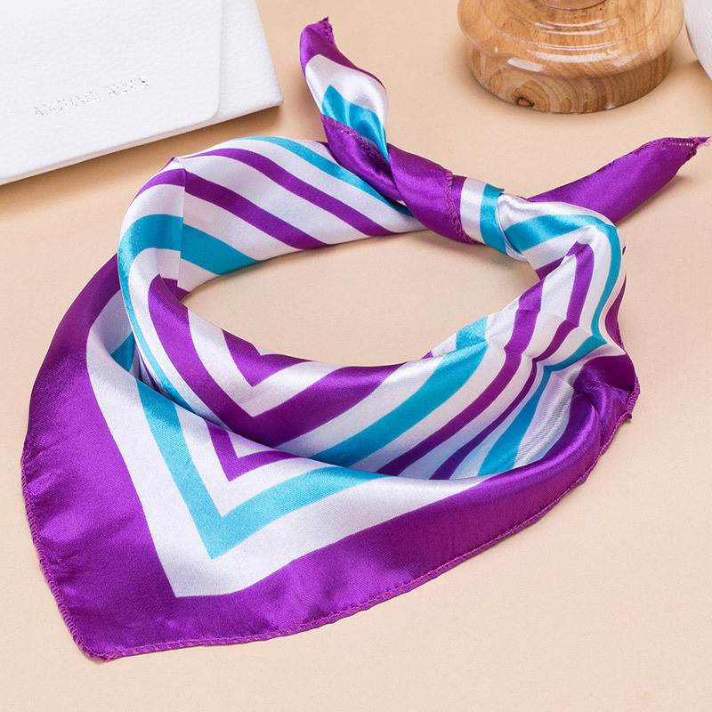 Professional Women's Square Scarf For Business & Flight Uniform_voghion.com