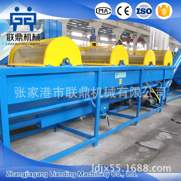 废旧塑料PE薄膜回收清洗设备 LDPE地膜破碎清洗生产线设备