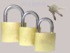 Factory direct selling medium thick copper core lock beam heat treatment flash copper and iron hanging lock