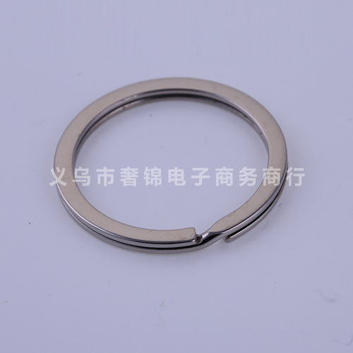 Factory direct supply full size flat ring stainless steel key ring flat ring key ring stainless steel