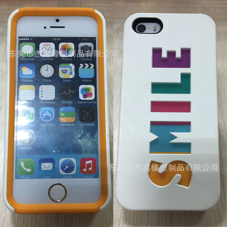 适用于平果5/5s保护套 保护壳 硅胶保护套 字母手机壳厂家直销